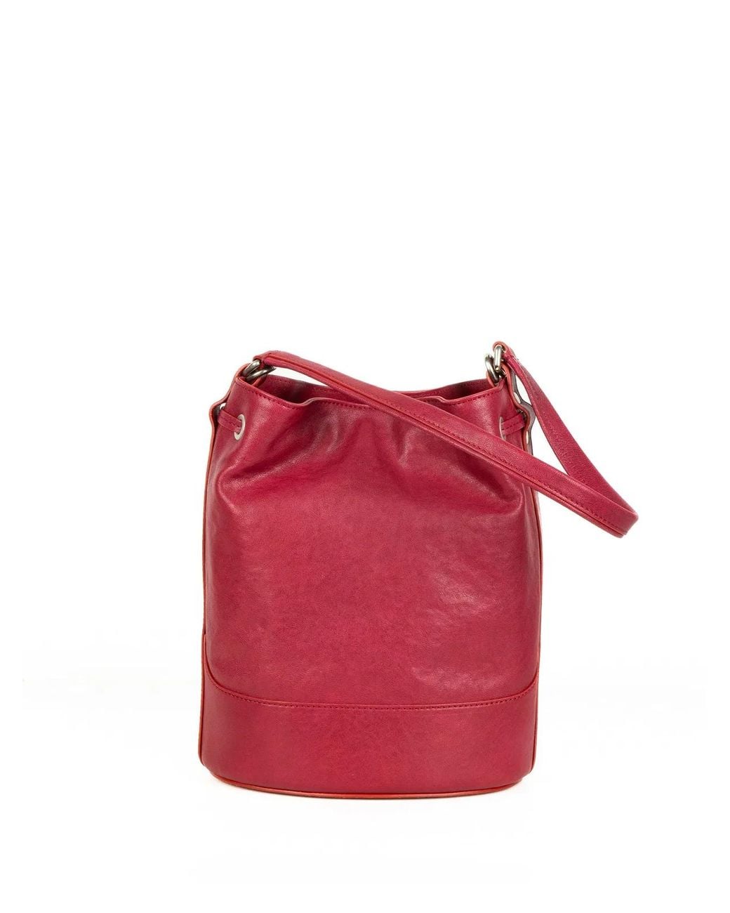 Zanellato Red Mondà Tobacco Leather Clutch Bag