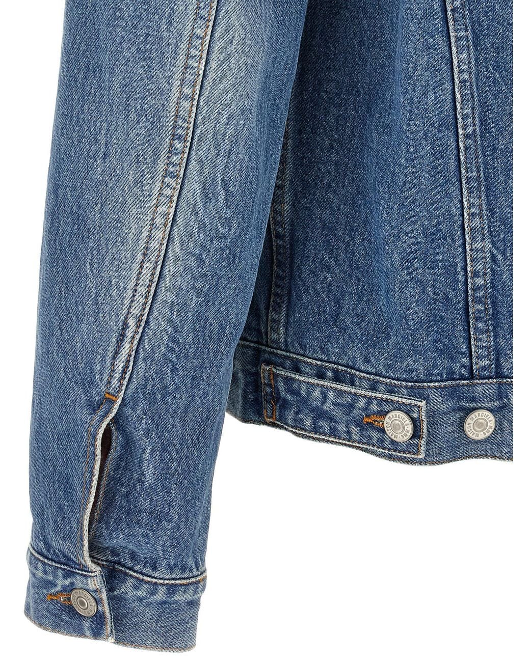 MM6 by Maison Margiela Blue Denim Jacket for men