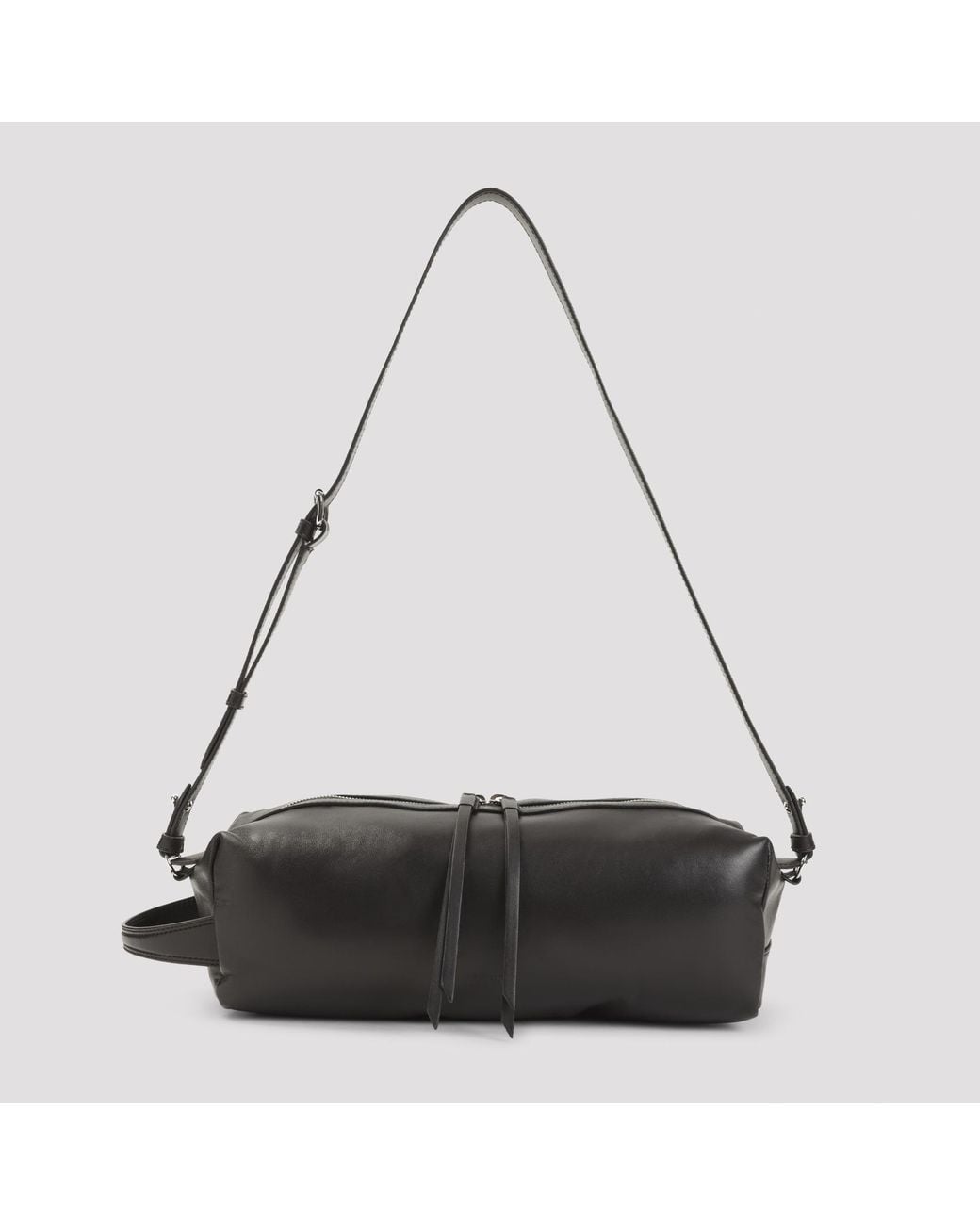 Lemaire Black Dark Chocolate The Care Slingbag