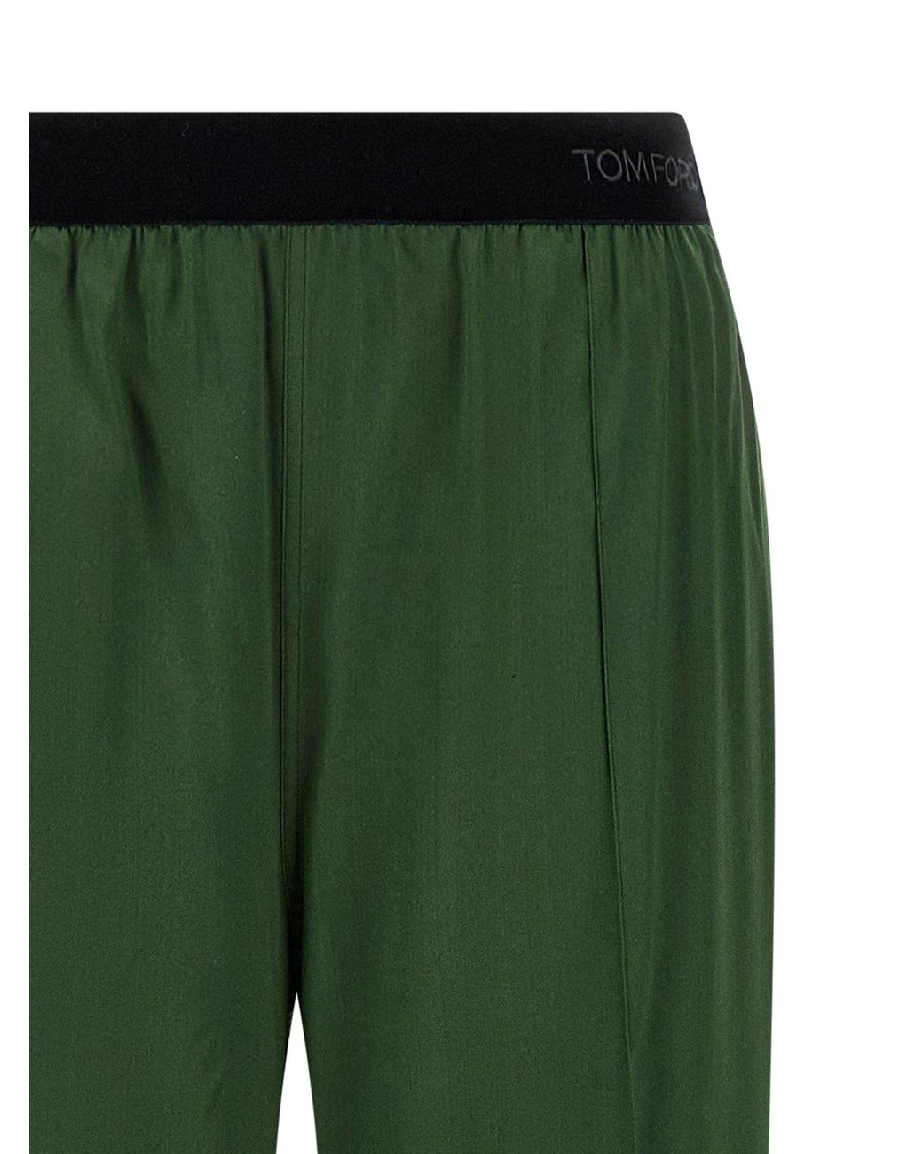 Tom Ford Green Silk Pants