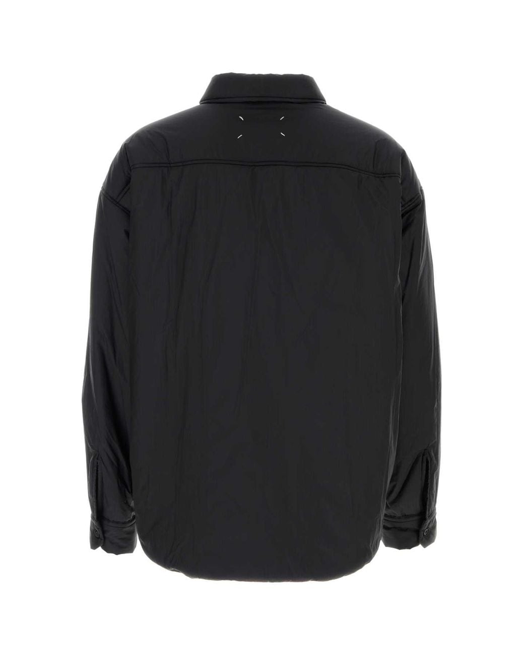 Maison Margiela Black Padded Shirt Jacket for men