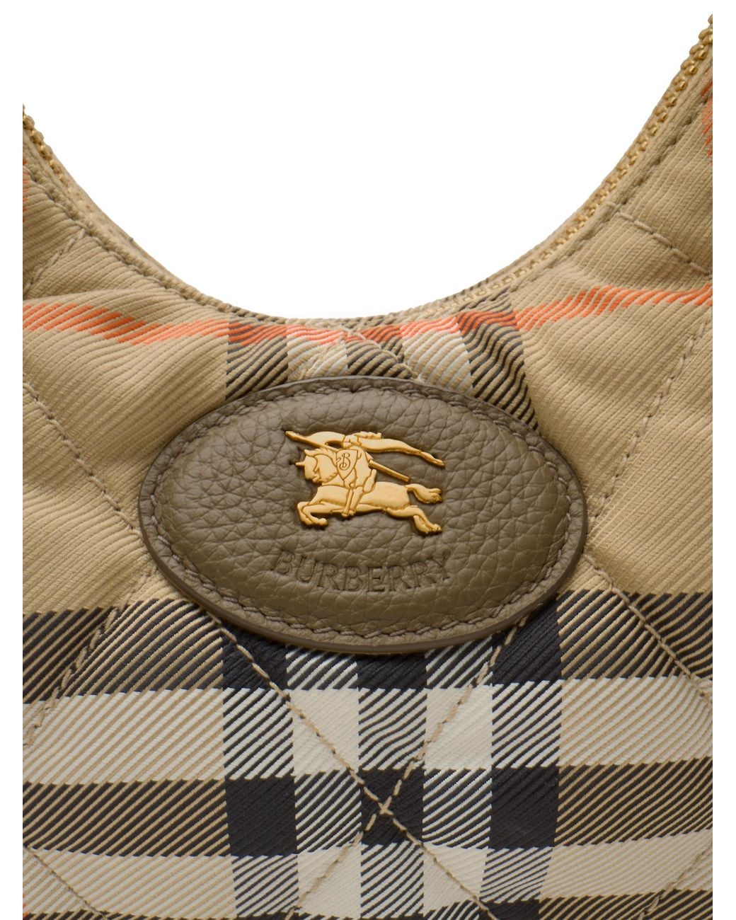 Burberry Metallic Horseshoe Crossbody Bag