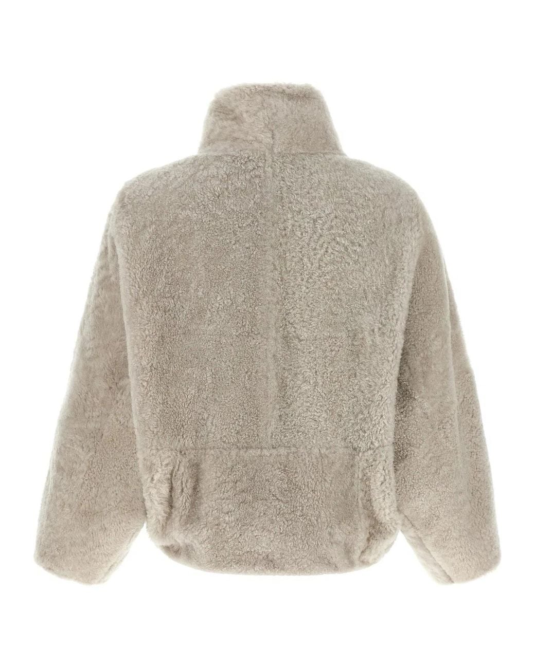Brunello Cucinelli Natural Cropped Fur