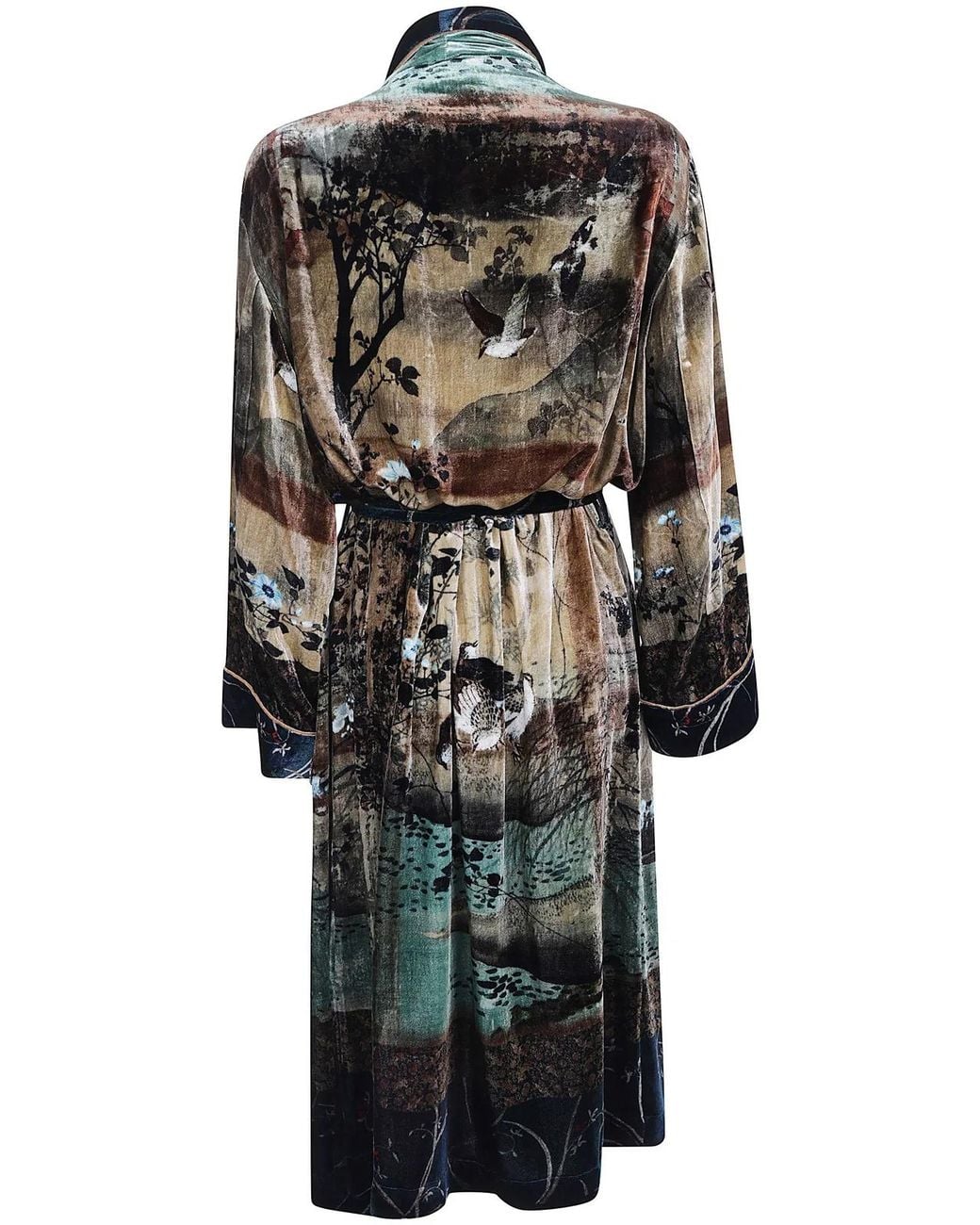 Pierre Louis Mascia Black "Kanpur Adana" Dressing Gown