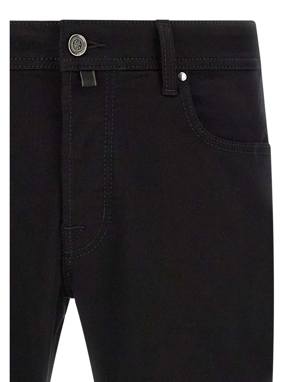 Jacob Cohen Black Bard Five-Pocket Jeans for men