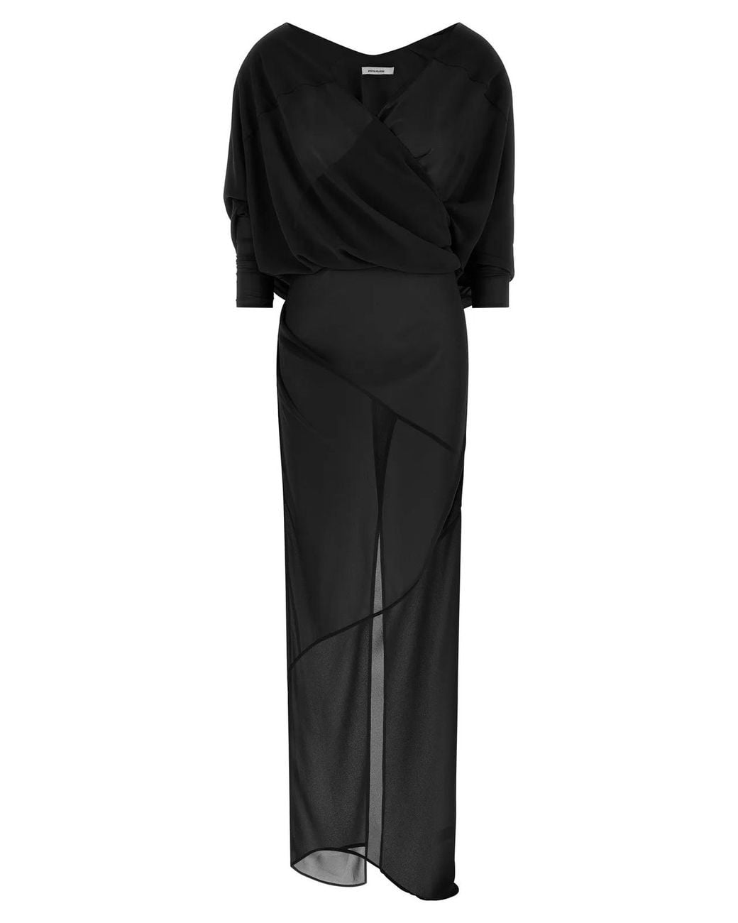 Entire studios Black Asymmetrical Skirt Dress
