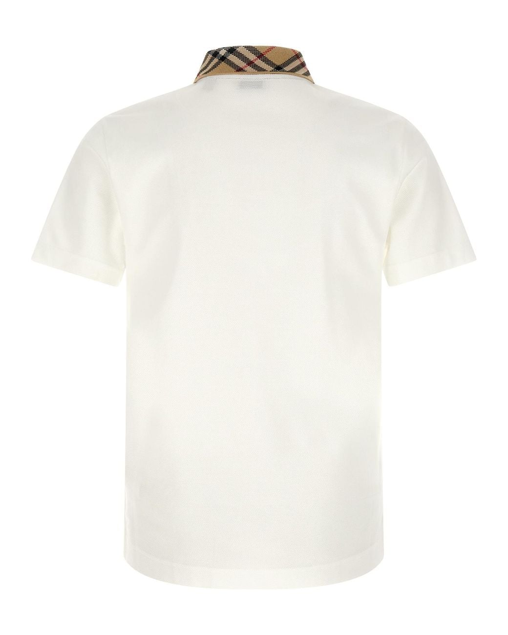 Burberry White 'Evan' Polo Shirt for men