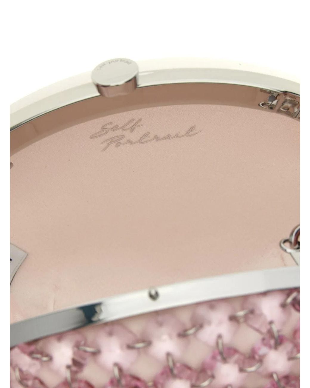 Self-Portrait Pink Clutch