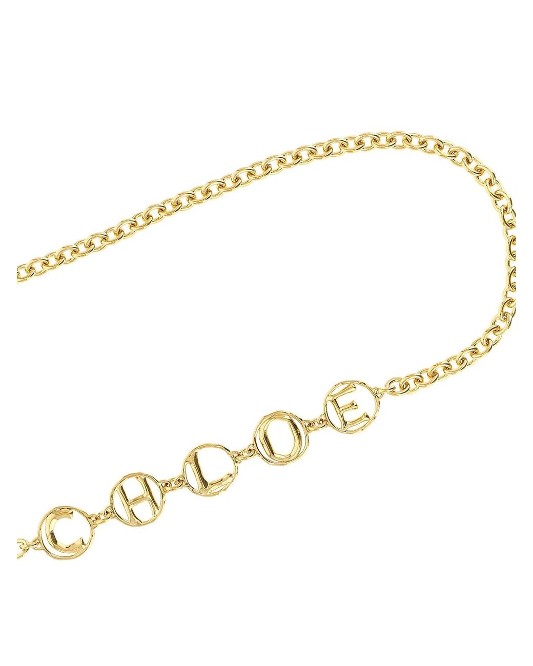 Chloé Natural Script' Jewel Belt