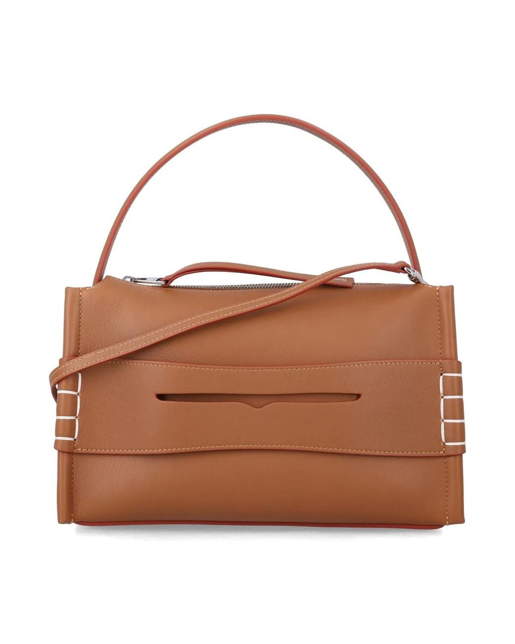 J.W. Anderson Brown Leather Tote Bag