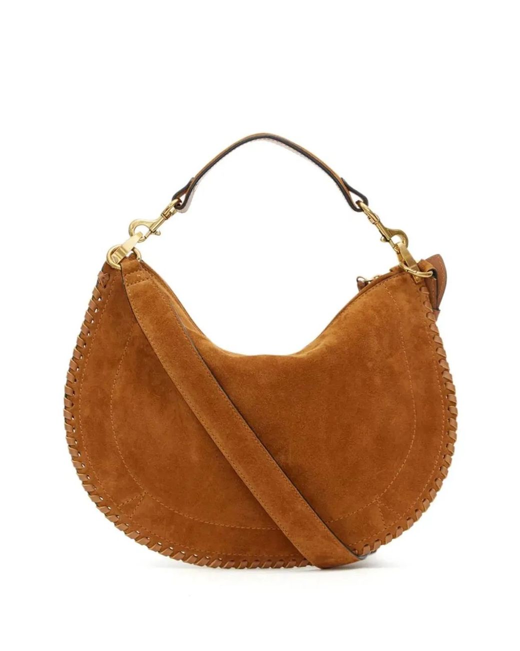 Isabel Marant Brown Oskan Soft Zipped Cross Body Bag