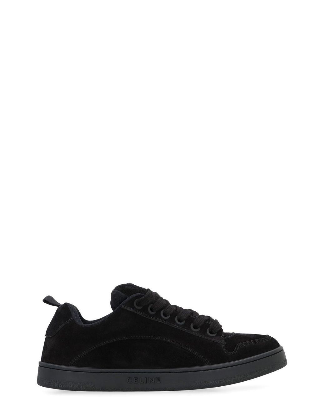 都会的◇ハンティントン LOW SNEAKER◇CELINE CELINE HUNTINGTON LOW LACE-UP SNEAKER IN SUEDE CALFSKIN AND