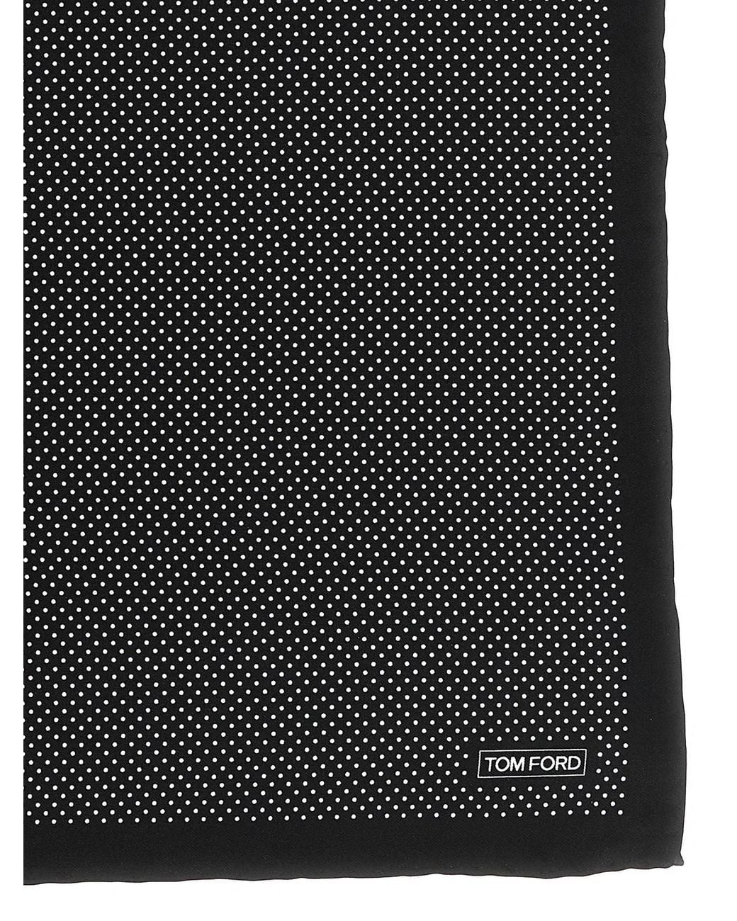 Tom Ford Black Silk Pocket Clutch Bag for men