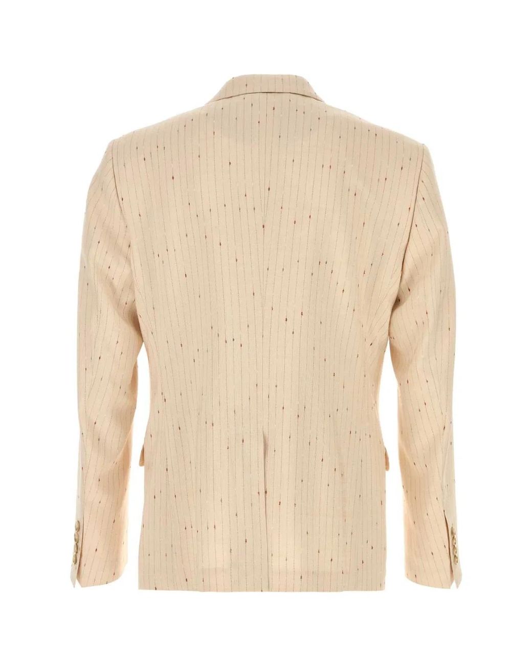Dolce & Gabbana Natural Embroidered Jersey Blazer for men