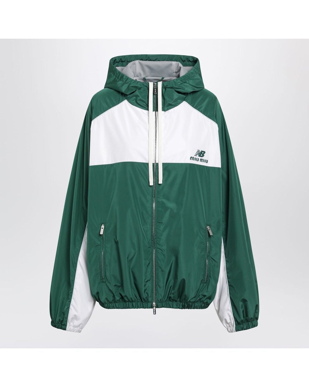 Miu Miu X New Balance Green Hooded Jacket