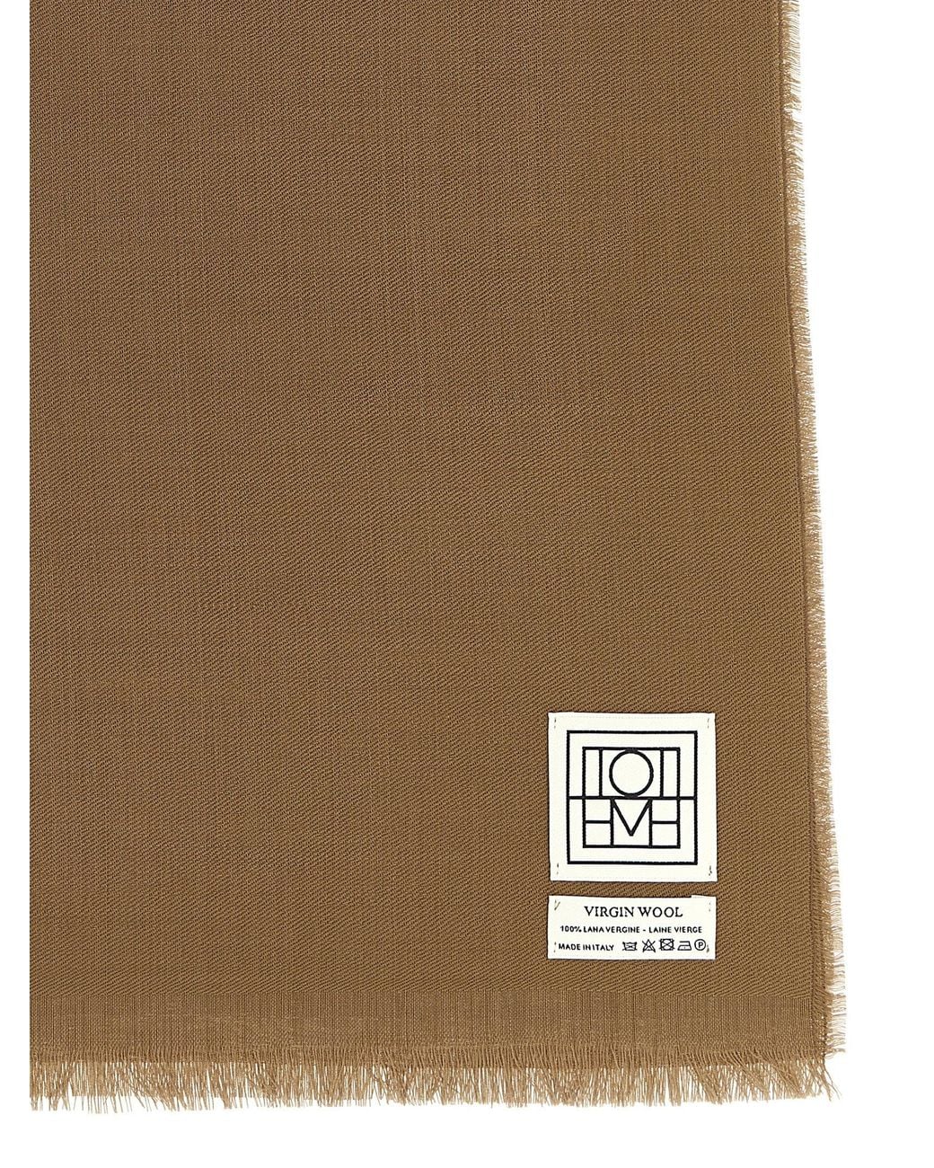 Totême  Natural Wool Scarf