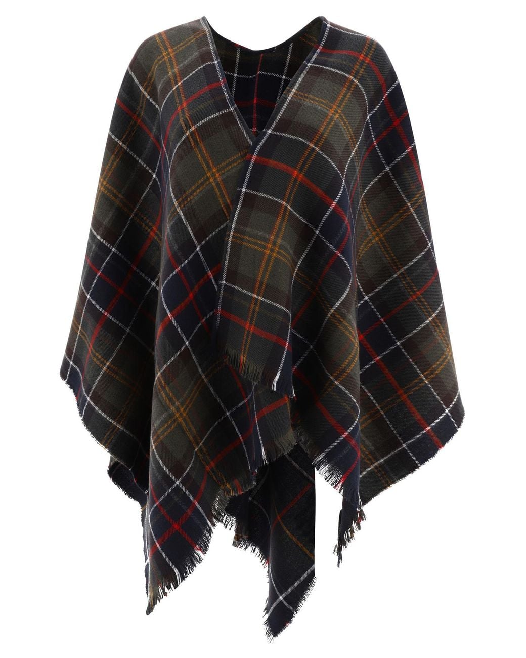 Barbour Black "Montieth Serape" Shawl