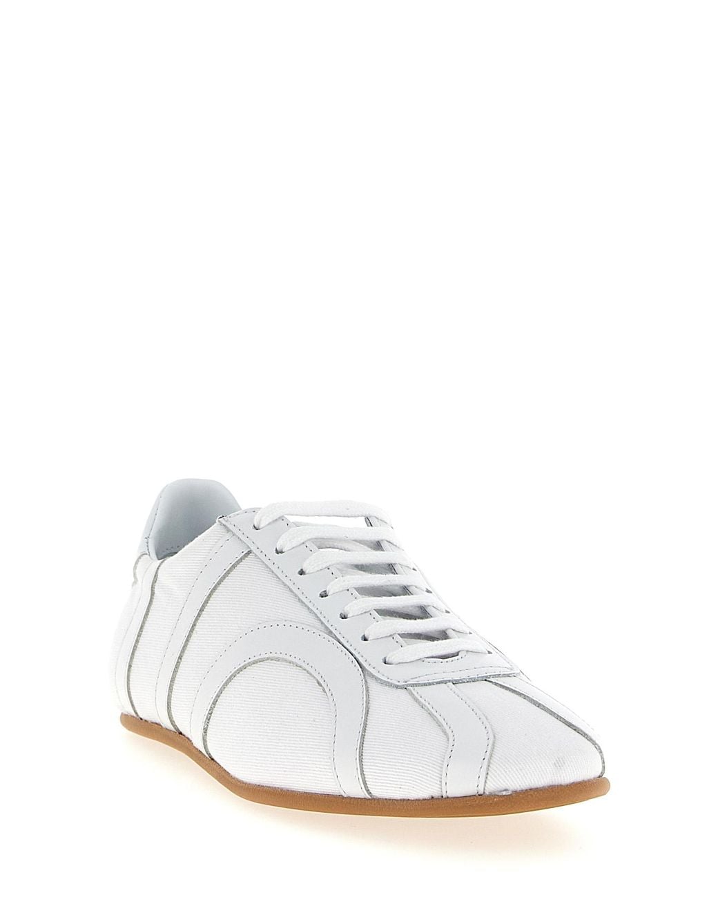 Totême White Canvas Sneakers