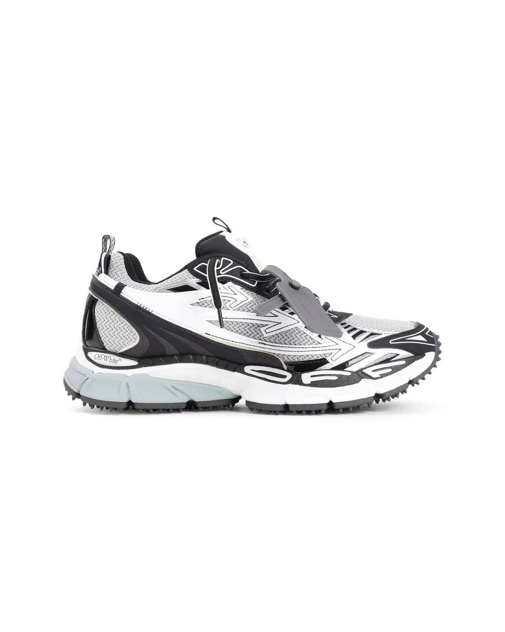 Off-White c/o Virgil Abloh Gray Ow Be Right Back Sneakers for men