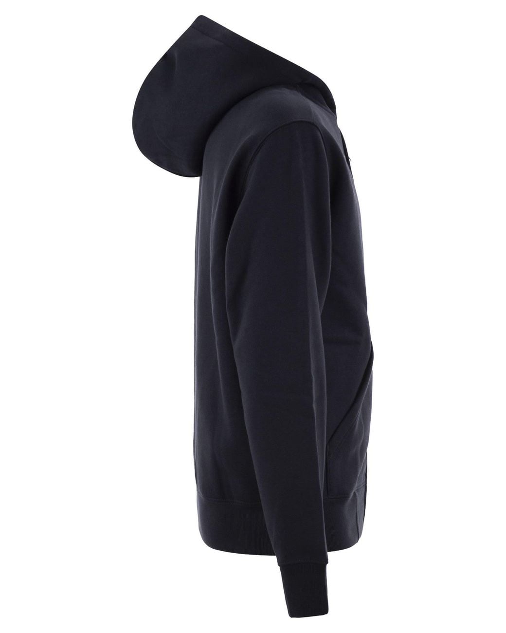 Carhartt Blue Zip-Up Hooded Sweatshirt