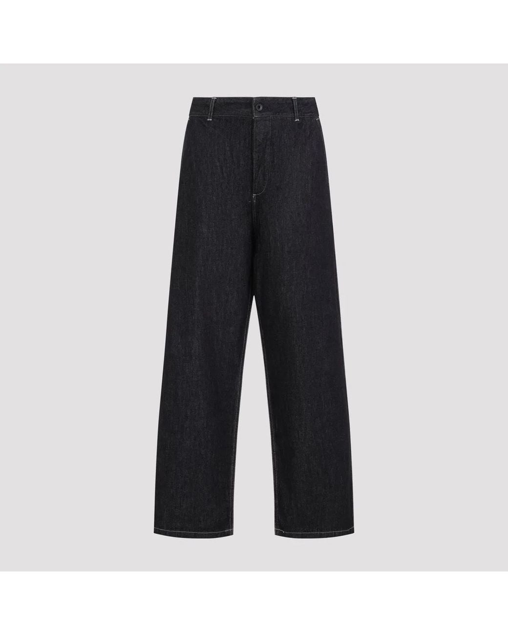 Studio Nicholson Blue Weft Minard Curved Leg Jeans for men