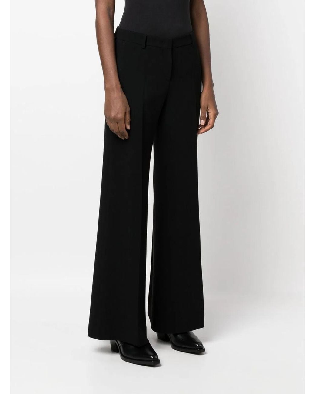 Alberto Biani Black Flared Trousers