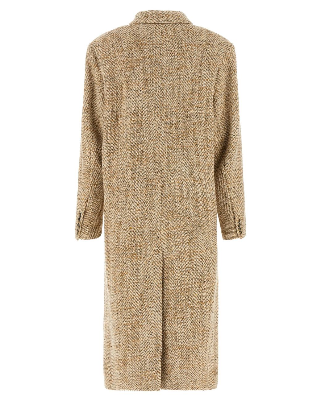 Isabel Marant Natural Marant Etoile 'Pilda' Double-Breasted Coat