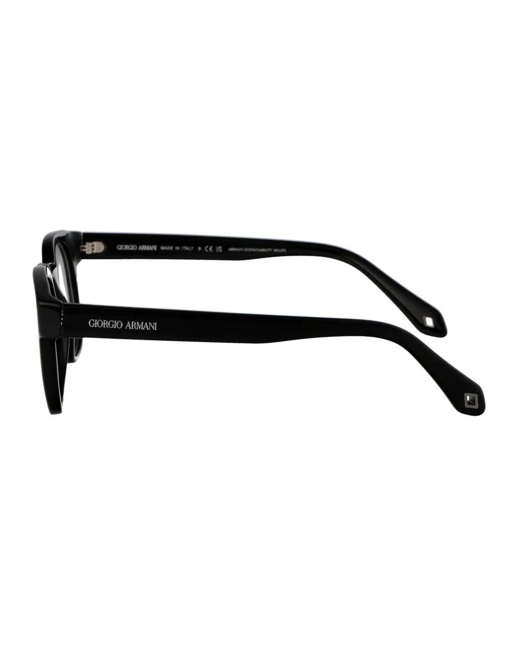 Giorgio Armani Brown Acetate Sunglasses