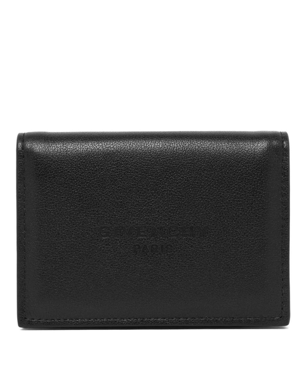 Givenchy Black Calf Leather Wallet for men