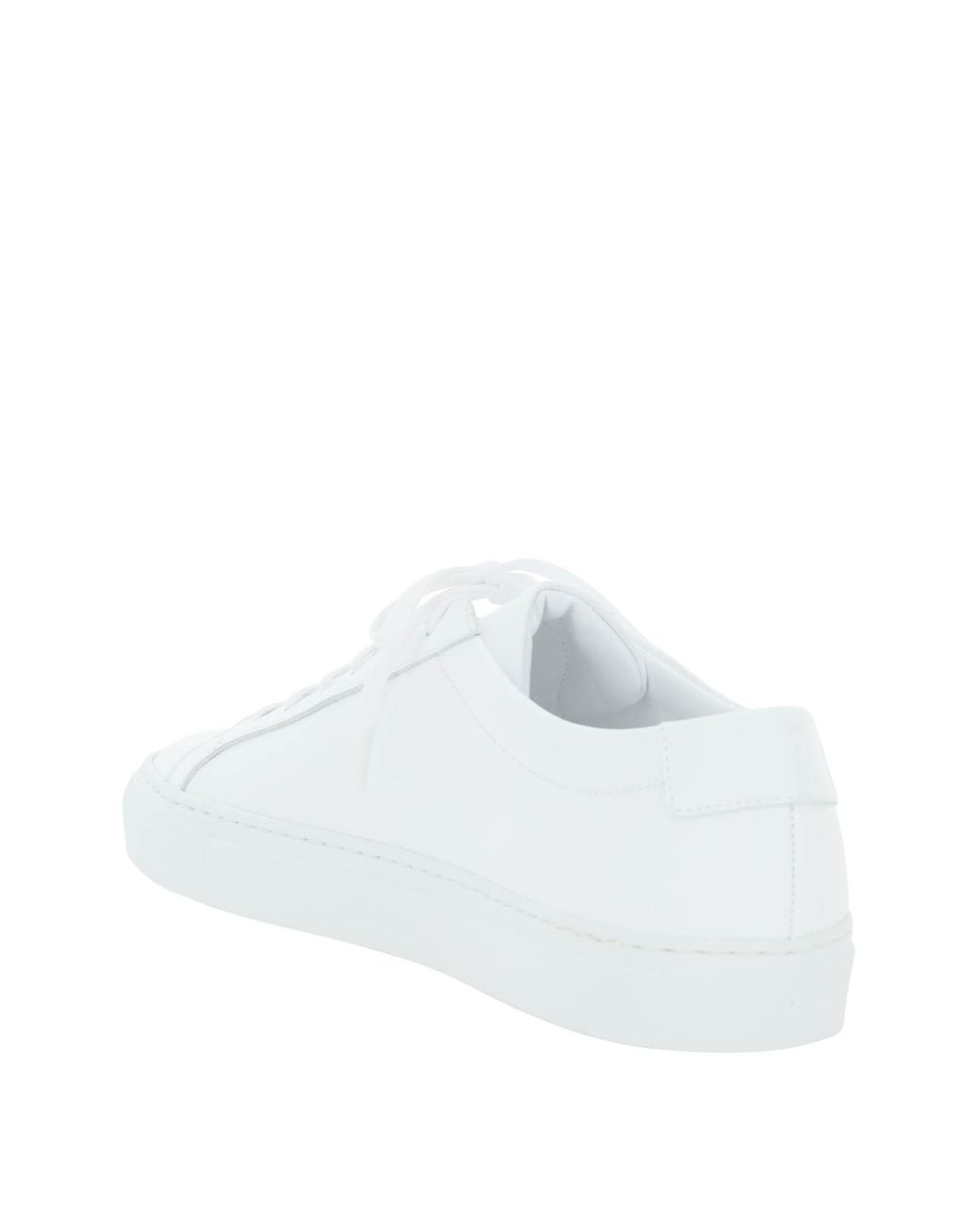 Common Projects White Casual Low-Top Sneaker For for men