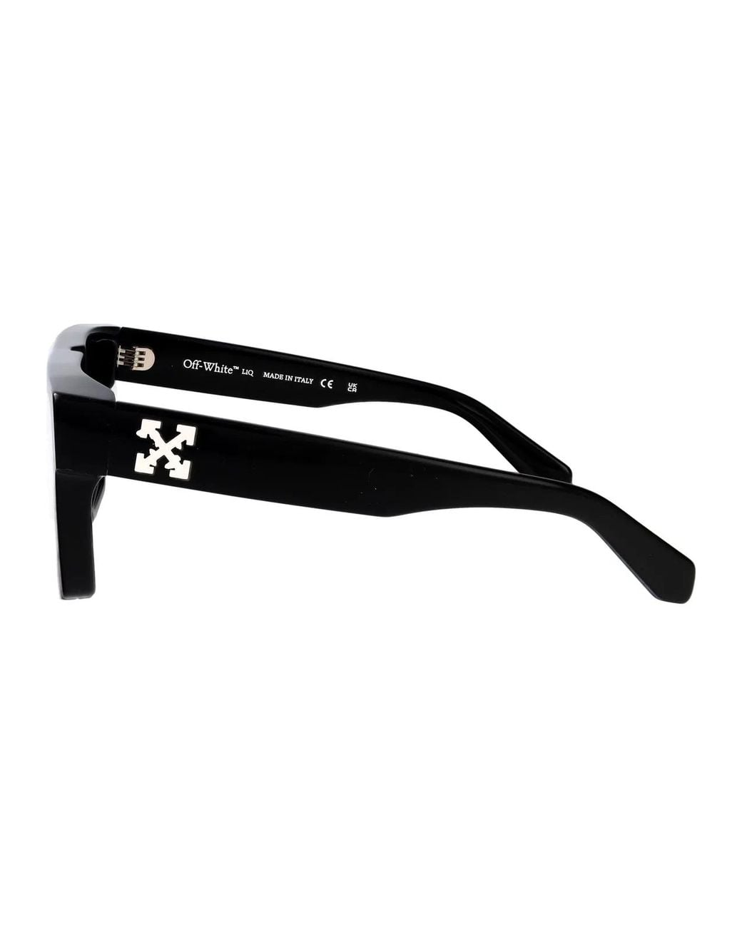 Off-White c/o Virgil Abloh Black Shiny Acetate Sunglasses