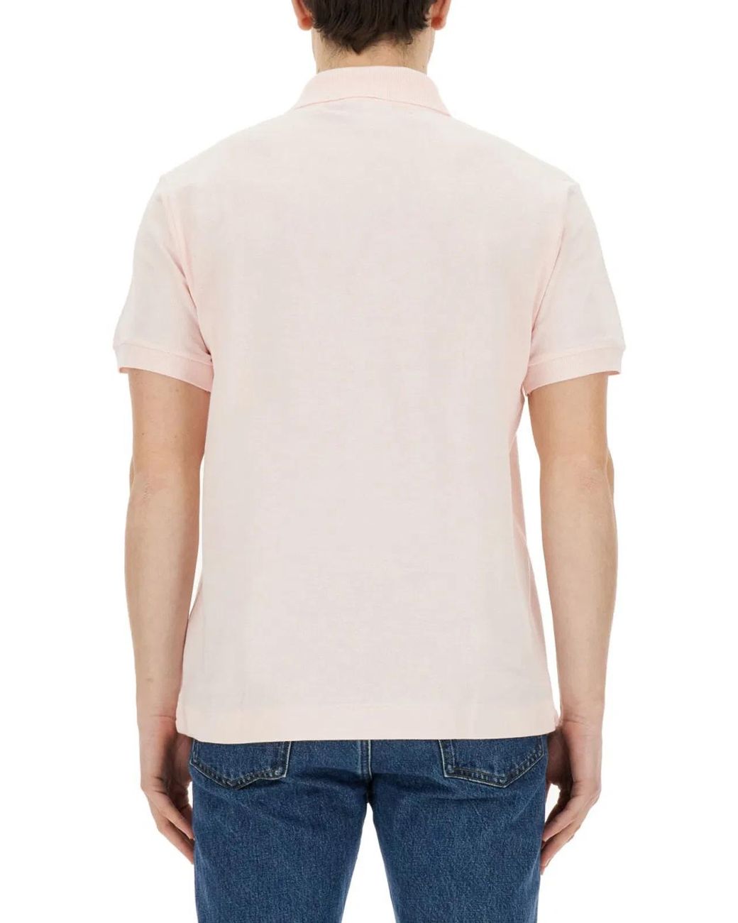 Lacoste White Classic Piqué Polo for men