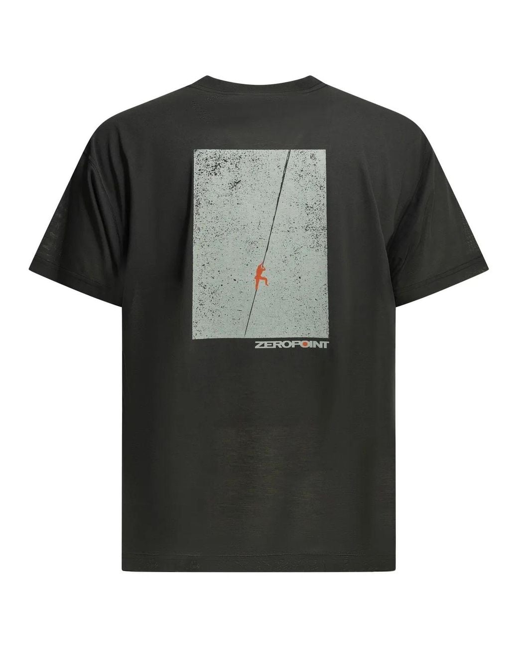 Montbell Black Polyester T-Shirt for men