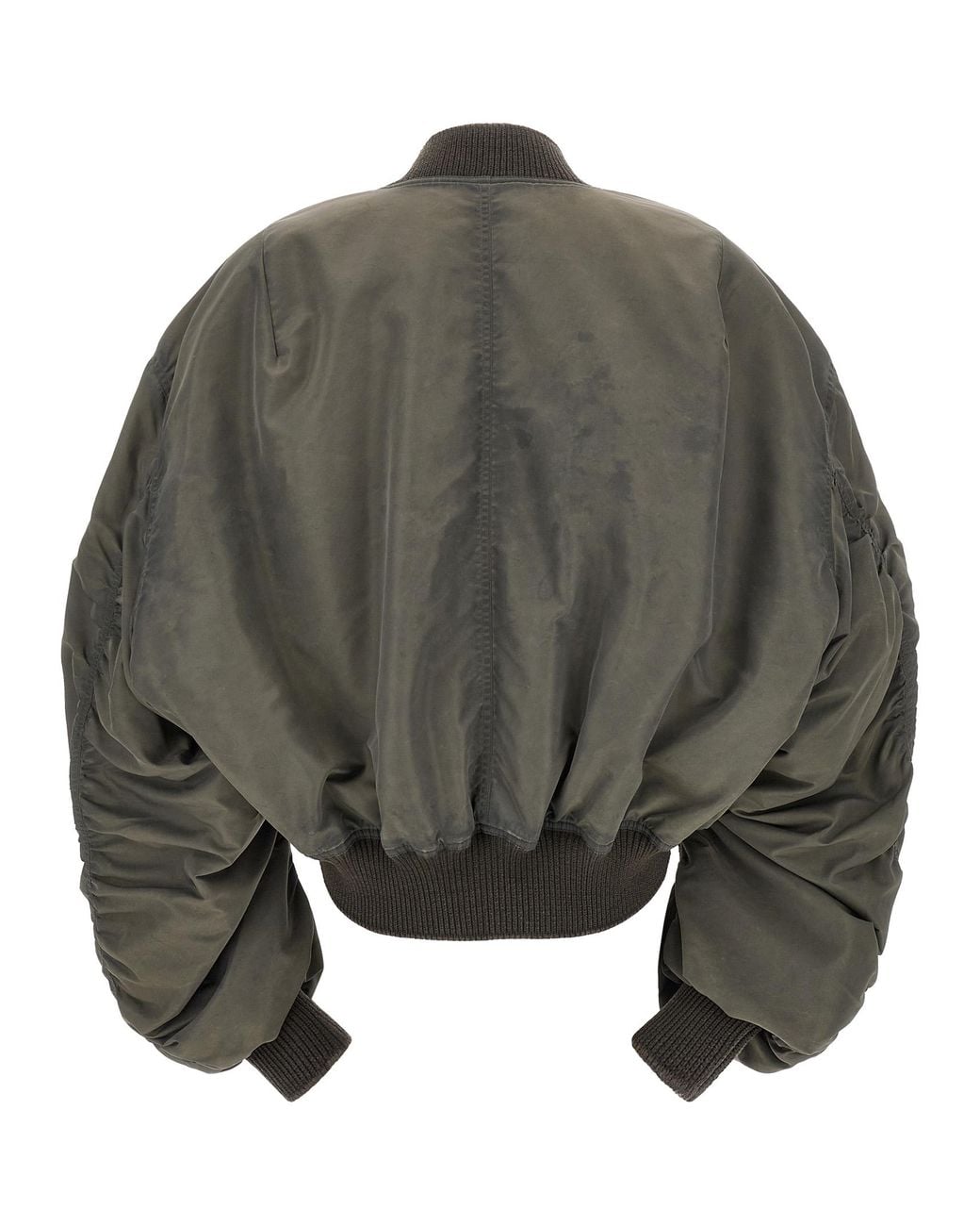 Rick Owens Gray 'Secchia Flight' Bomber Jacket for men