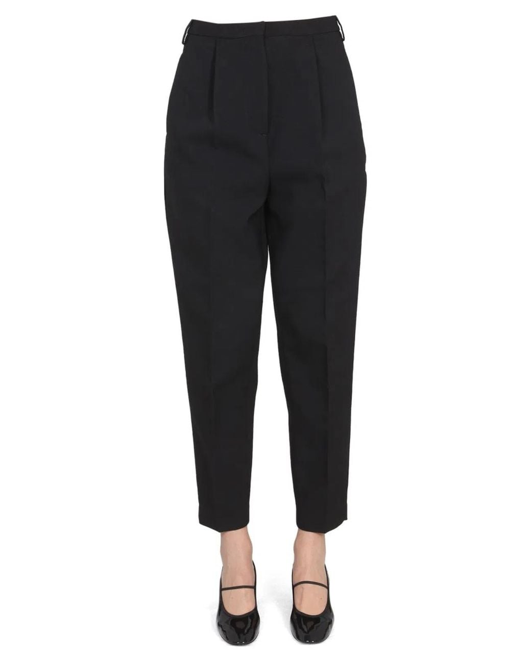 Department 5 Black Cropped Pants