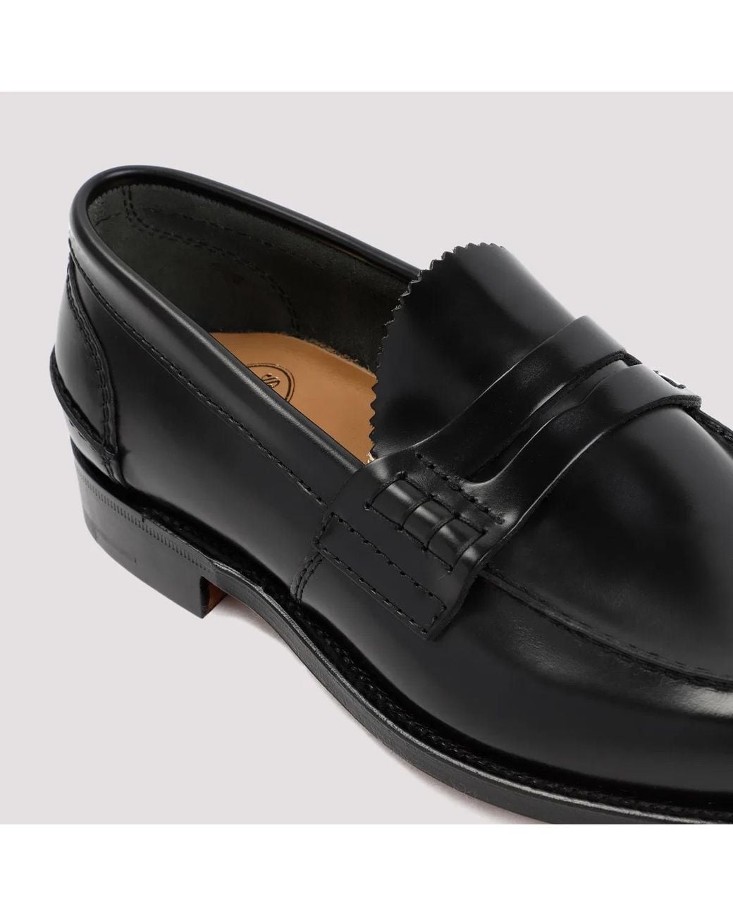 Church's Black Leather Pembrey Loafers for men