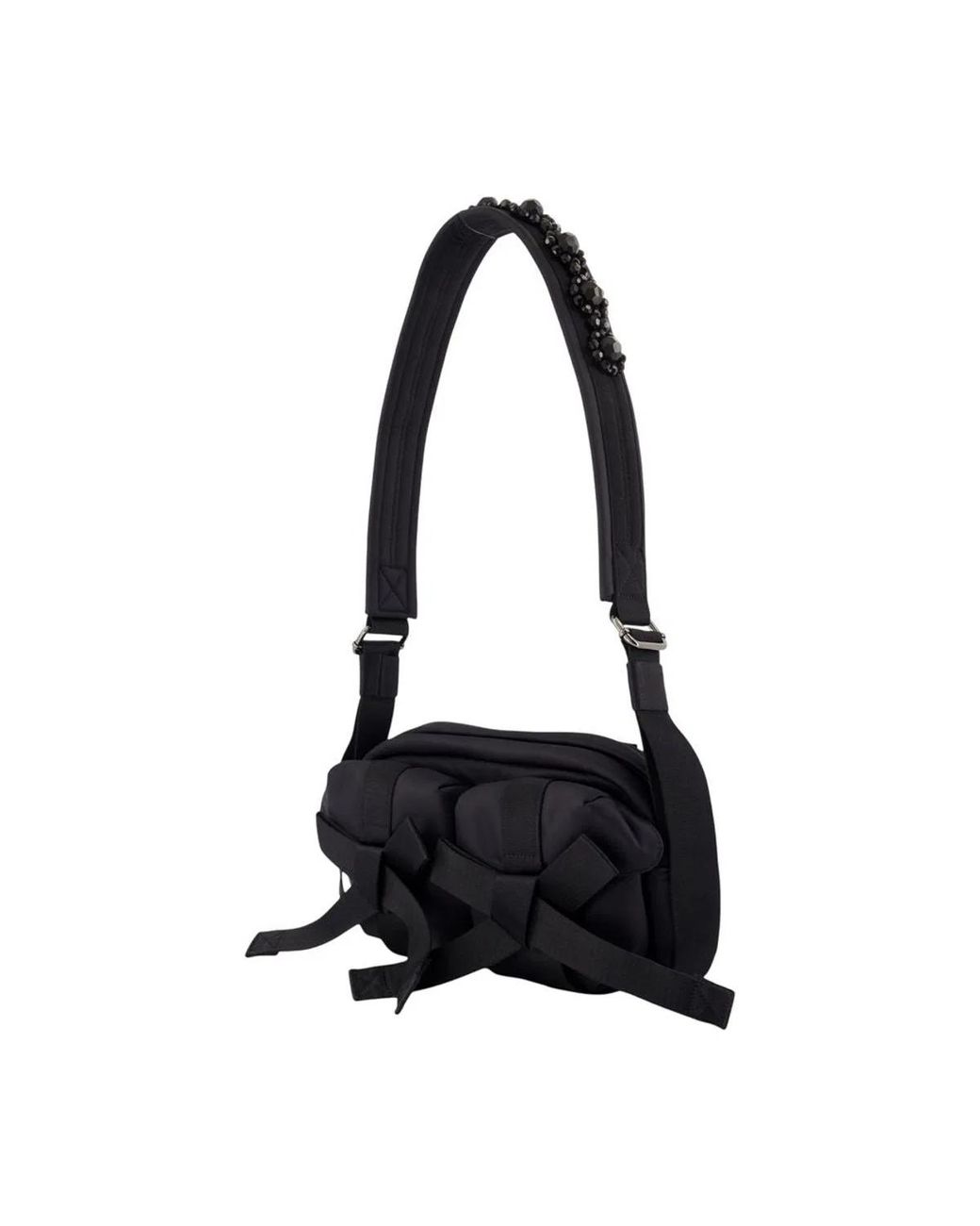 Simone Rocha Black Classic Bow Crossbody