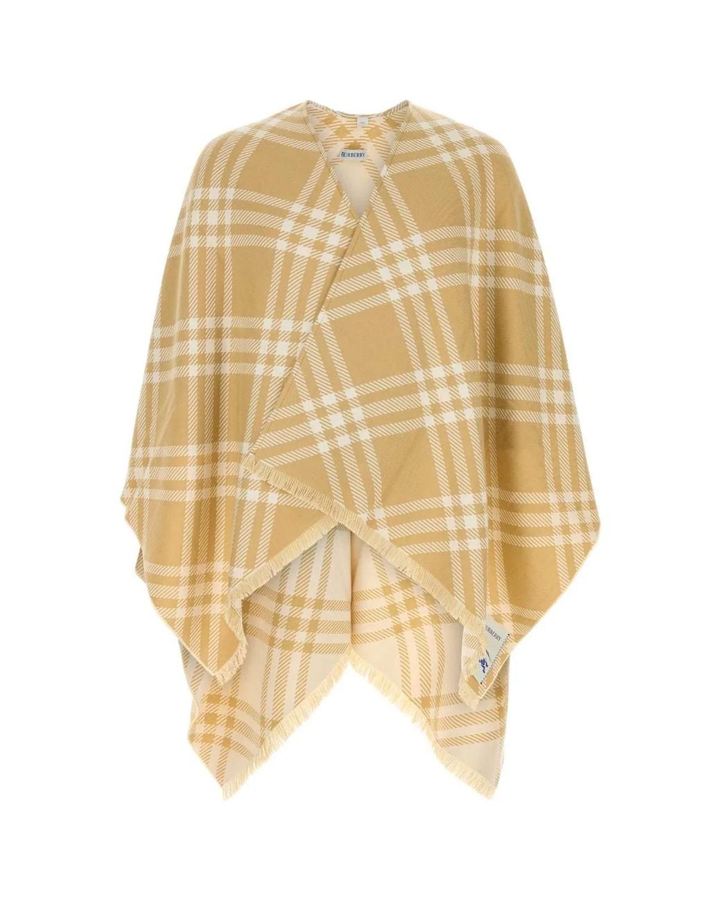 Burberry Natural A:St Lwt Tribar Chk Cape:176621:A2021