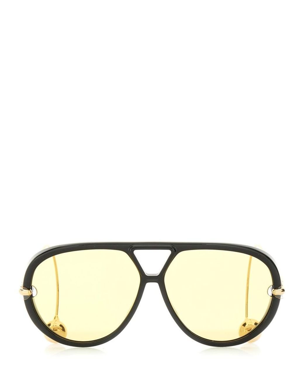 Bottega Veneta Black Occhiale Da Sole "Aviator Drop"