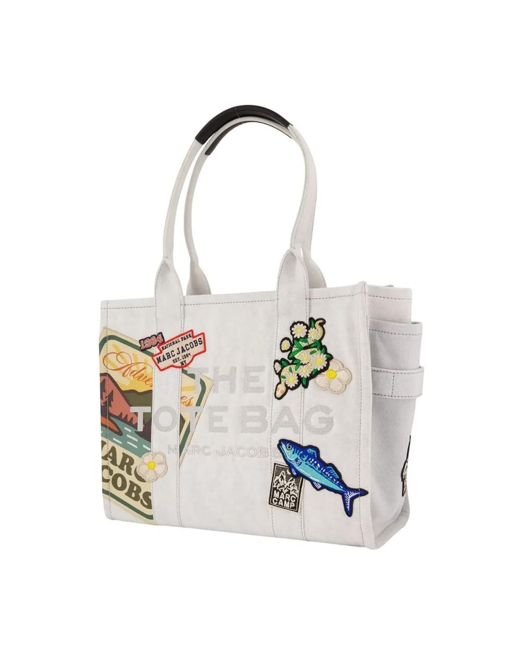 Marc Jacobs White The Large Tote Shoulder Bag