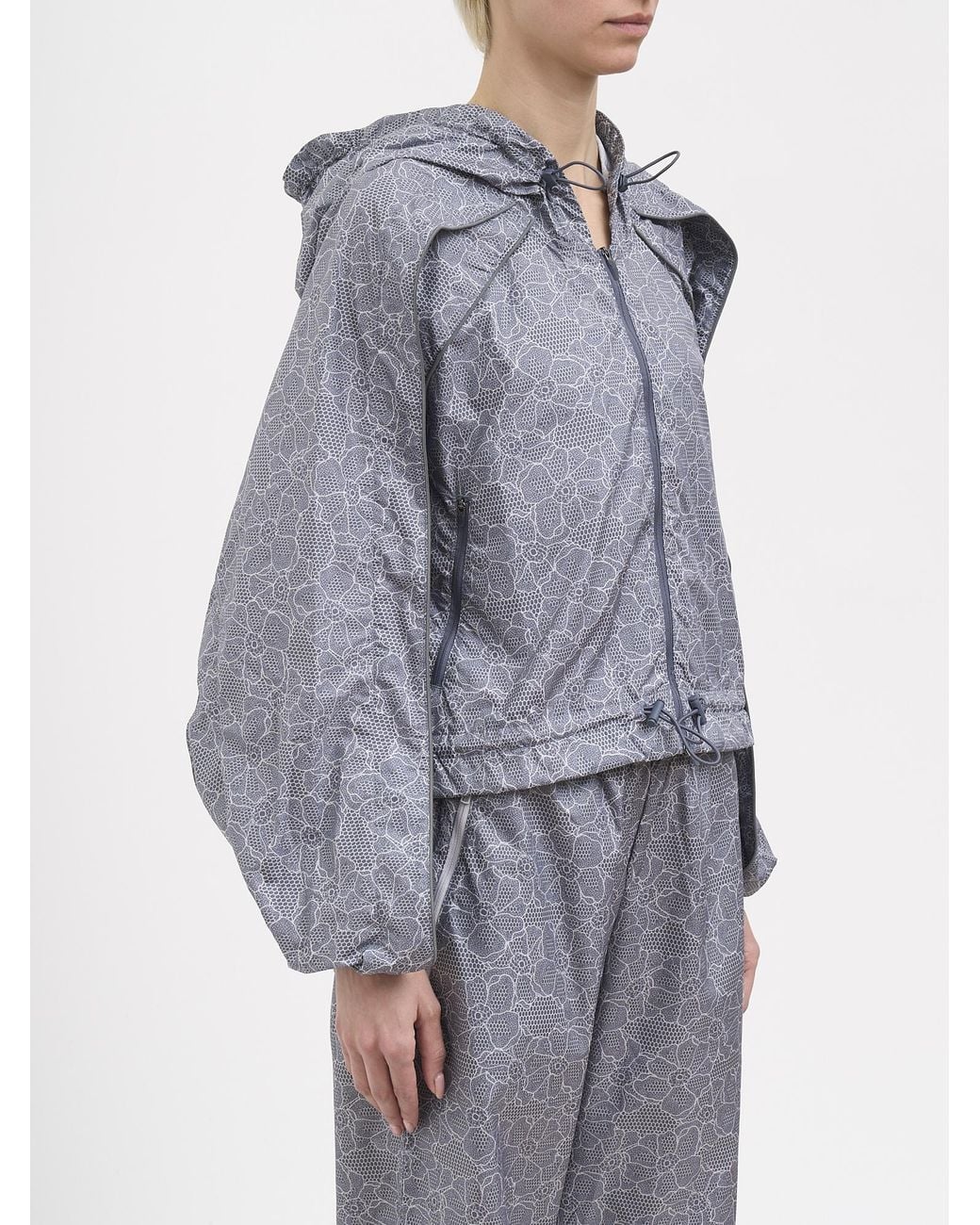 Adidas By Stella McCartney Blue Adidas By Stella Mccartney Printed Track Jacket