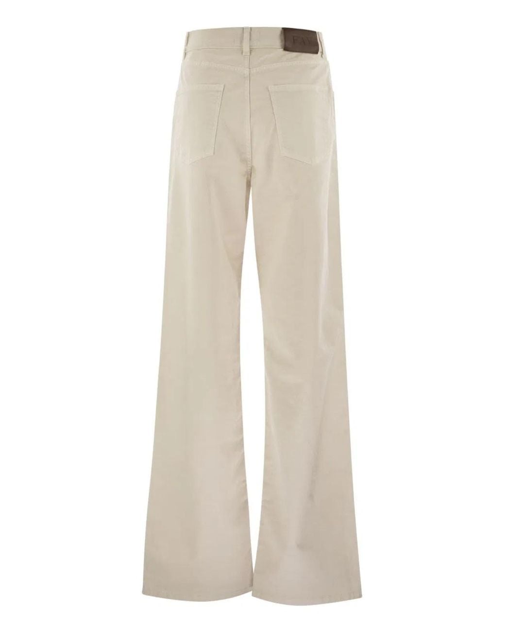 Fay Natural 5-Pocket Trousers