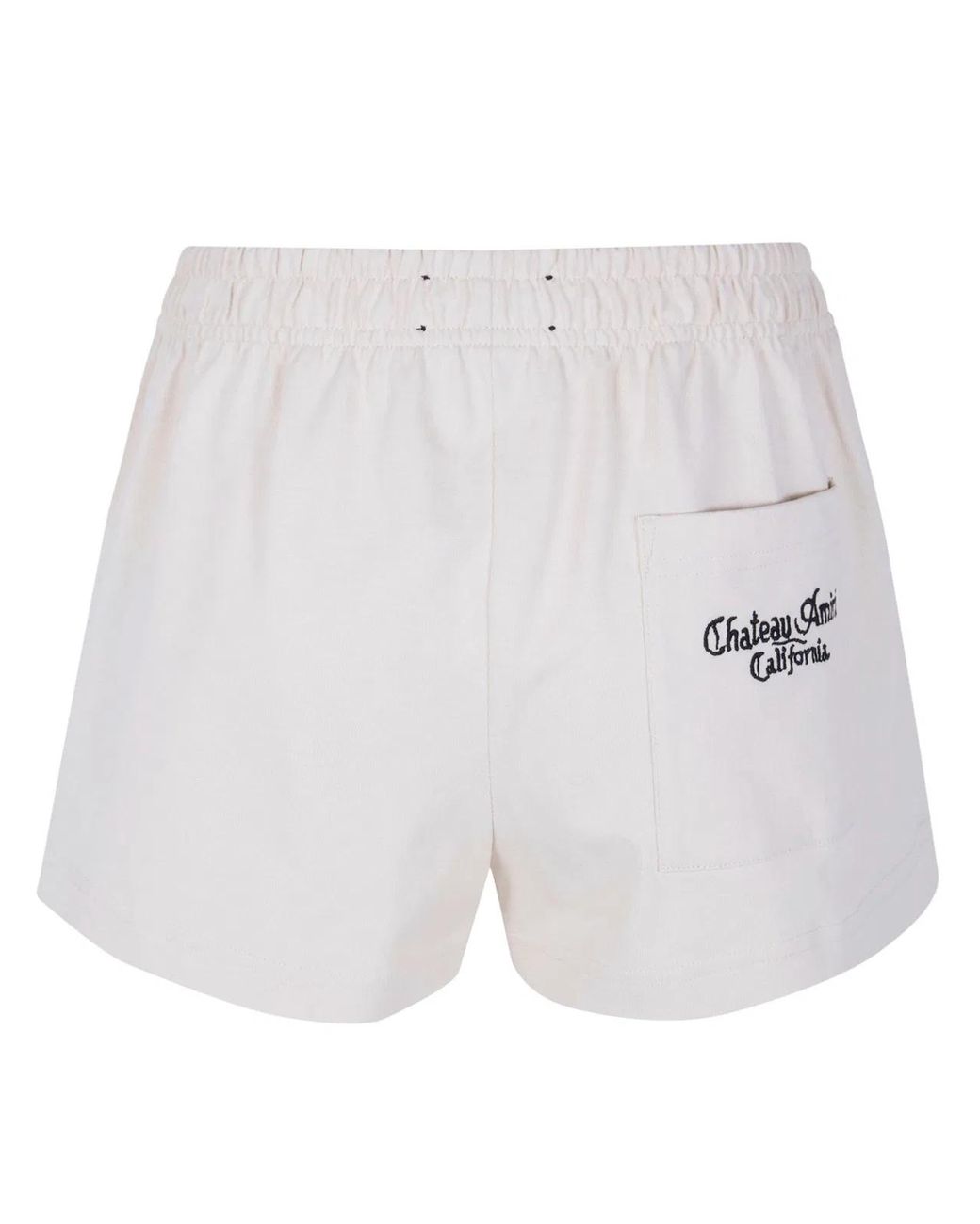 Amiri White "Ma Chateau" Sweatshorts