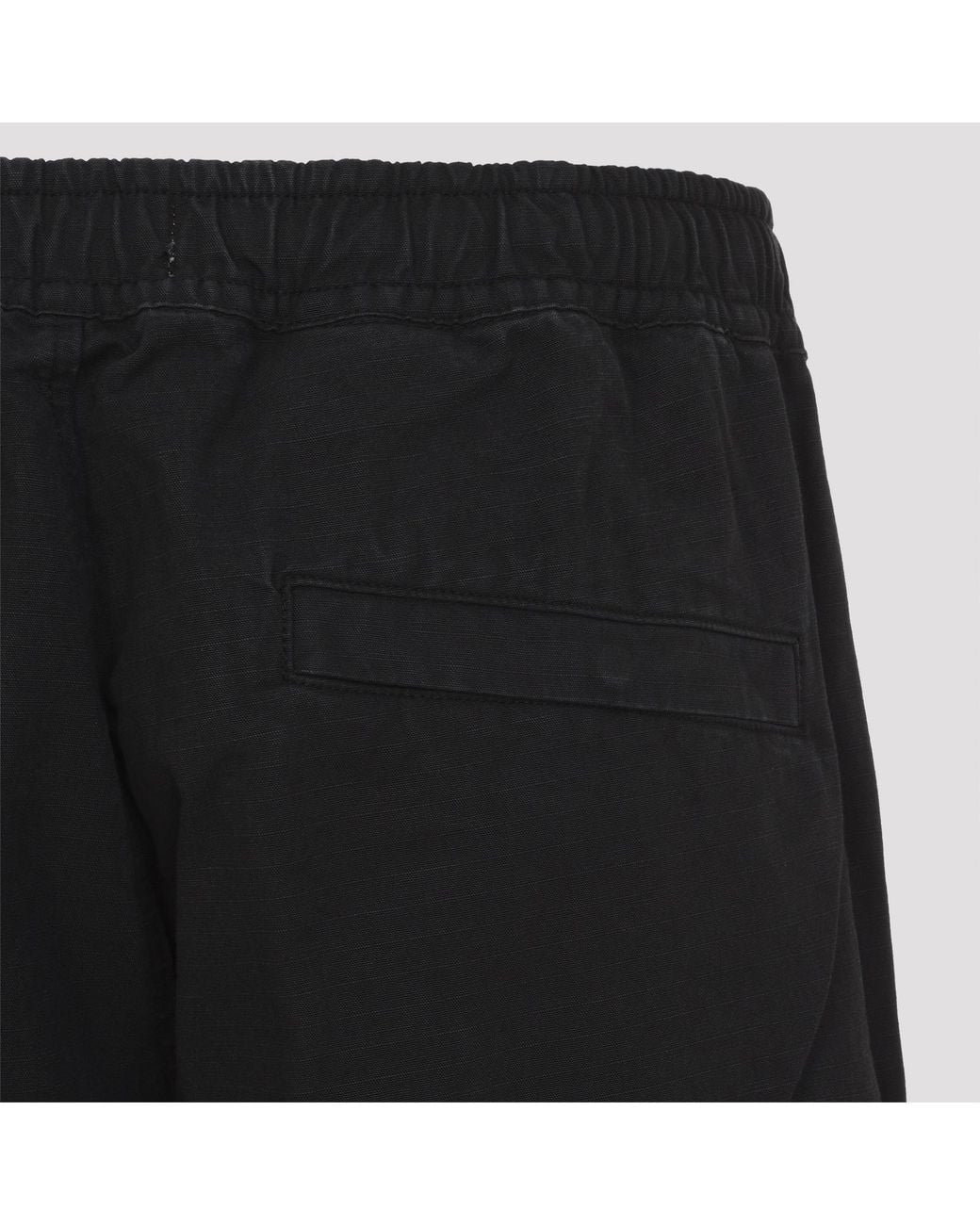 Stone Island Black Cotton Cargo Pants for men