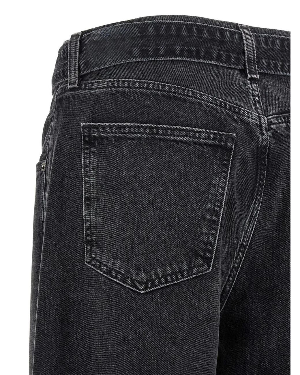 Agolde Blue Adjustable Belt Turn-Up H