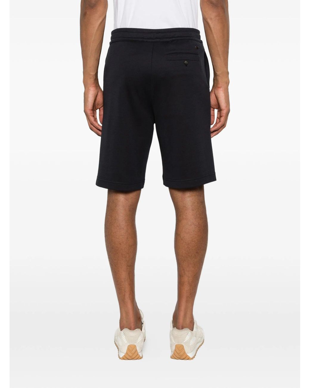 Herno Black Shorts