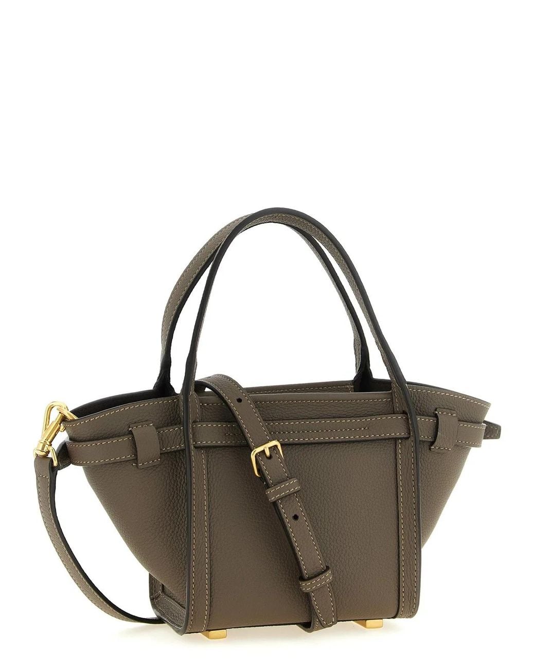 Tod's Metallic 'Tim' Mini Shopping Bag
