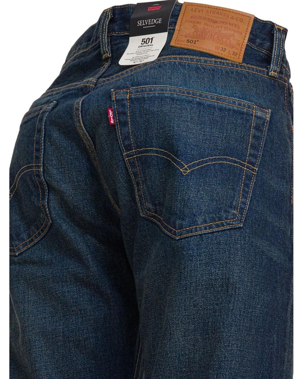Levi's Blue "501 Original" Jeans for men