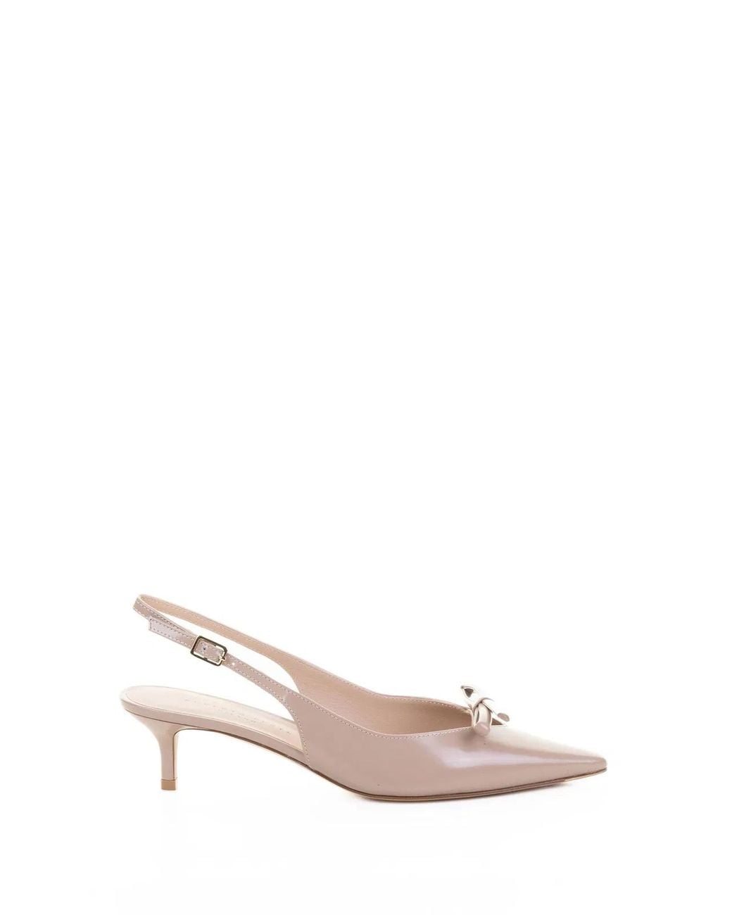 Roberto Festa Pink Décolleté Slingback Powder