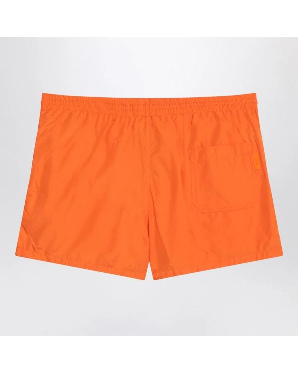Gucci Orange Swimsuit With Logo for men
